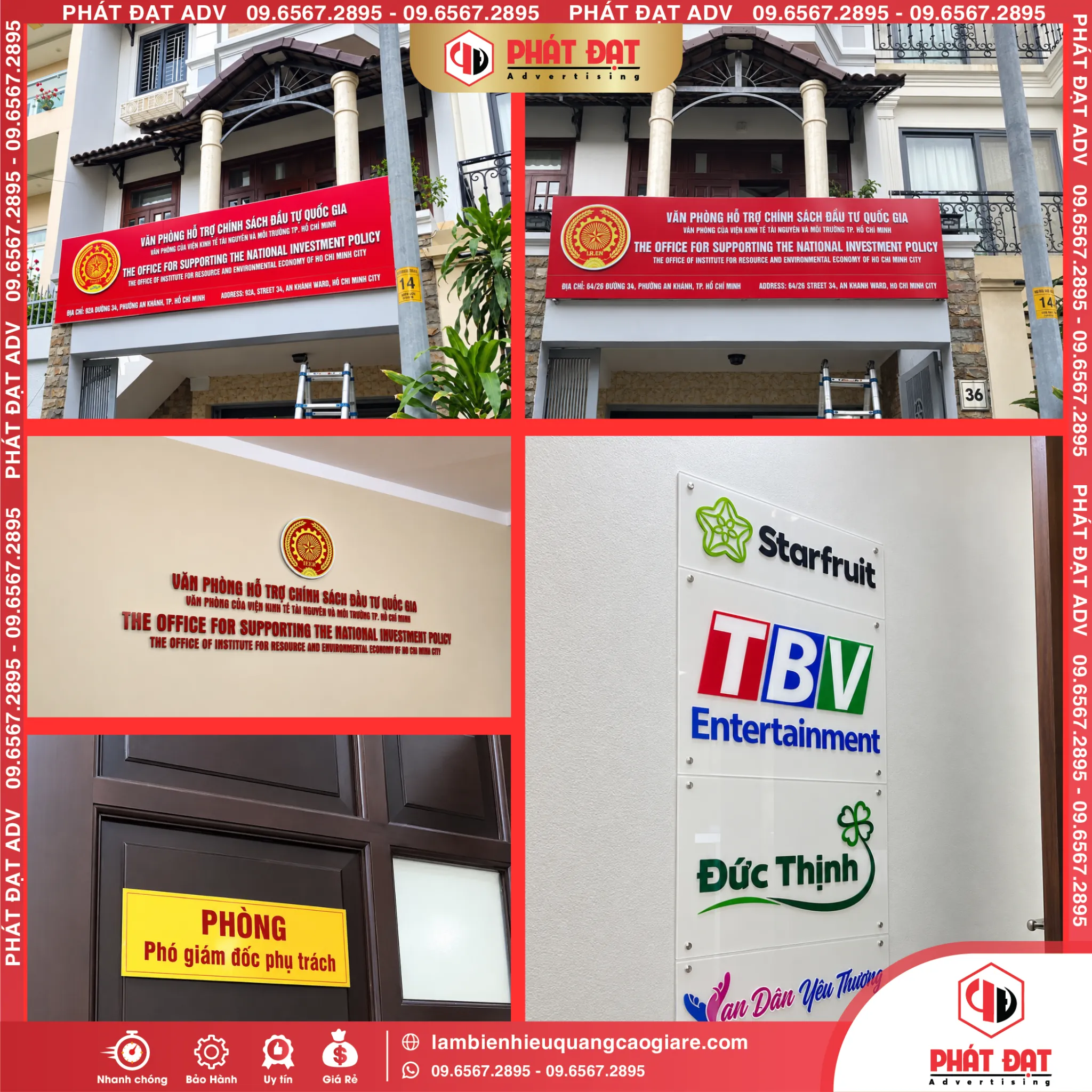 Làm Bảng Hiệu Trọn Gói TPHCM Giá Rẻ Theo Yêu Cầu