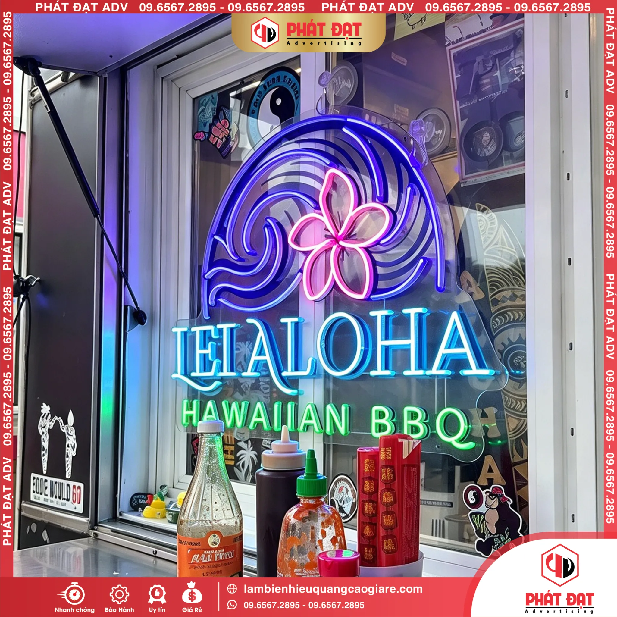 Làm bảng Led neon sign theo yêu cầu