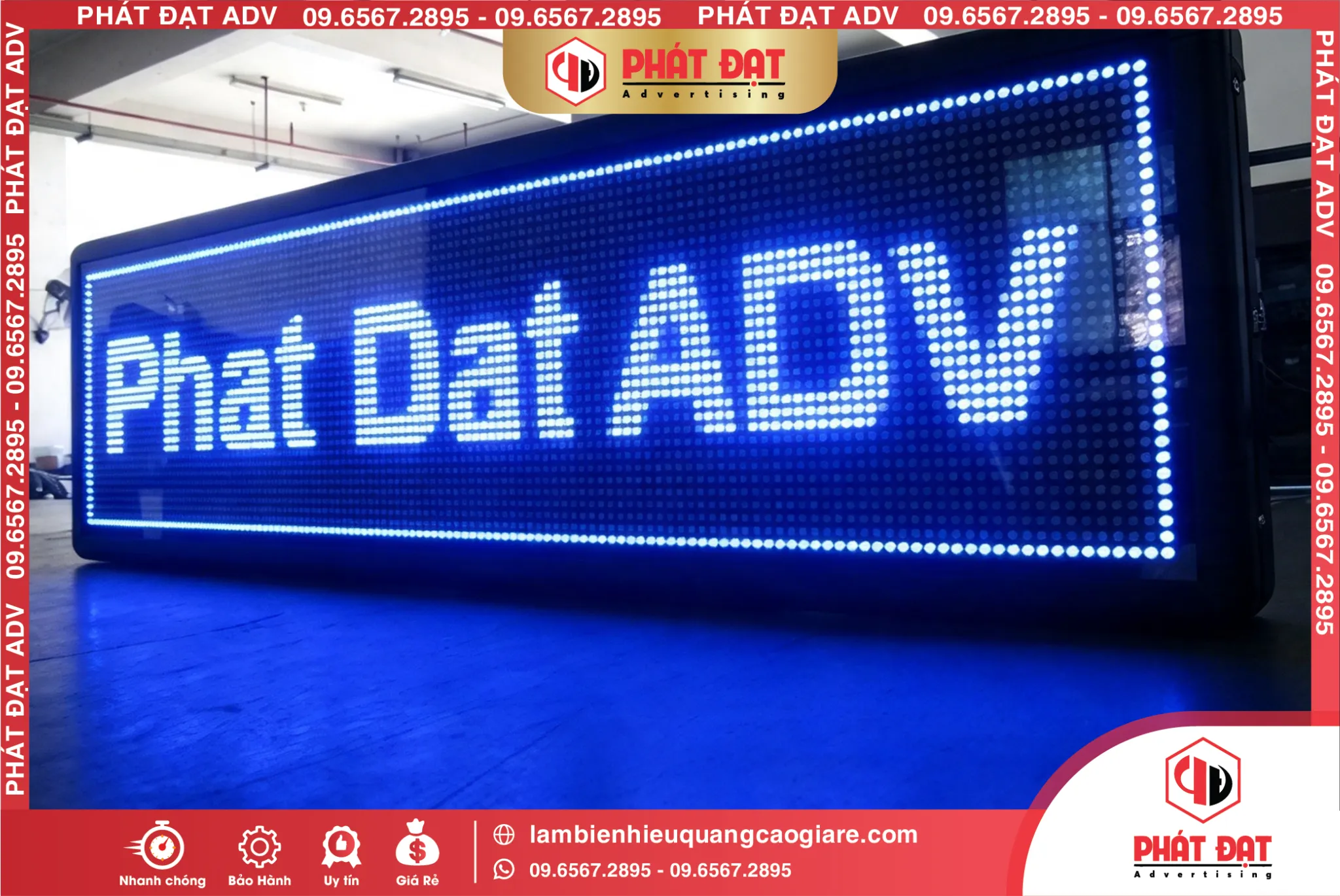 Biển led ma trận P4