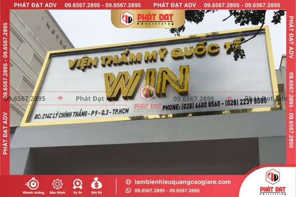 Báo giá làm chữ nhôm nổi 3D giá rẻ, lấy ngay chi tiết mới nhất 2025
