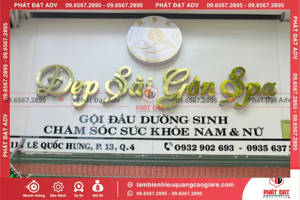 Các ứng dụng phổ biến thực tế của làm chữ nhôm nổi 3D