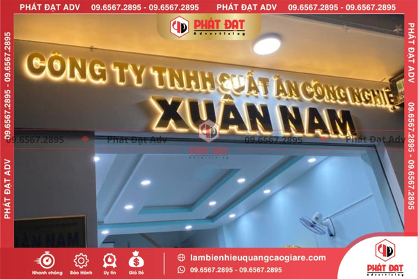 Làm bảng hiệu chữ nổi có cần giấy phép không?