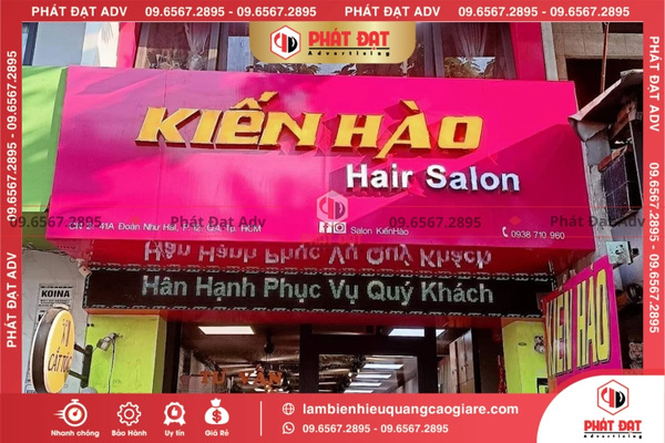 Lựa chọn kiểu làm biển hiệu quảng cáo giá rẻ quận 4 phù hợp với văn phòng công ty