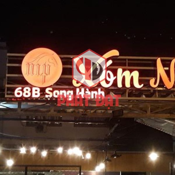 Bảng báo giá làm chữ nhôm nổi có đèn LED