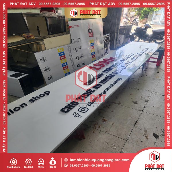 Làm Biển Hiệu Alu Shop Quần Áo