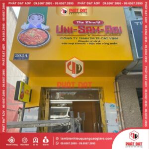 bảng hiệu alu mặt dựng giá rẻ