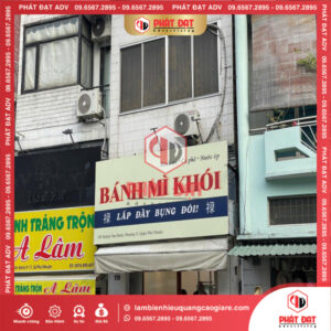 biển hiệu bạt quảng cáo bánh mì khói