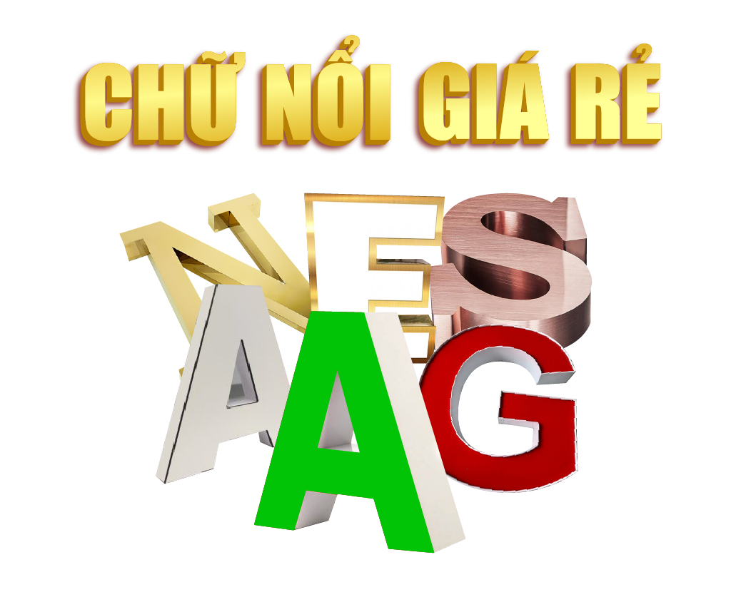 làm chữ nổi giá rẻ