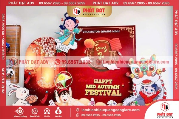 7+ Tiêu chí cần biết khi thi công booth trung thu, sự kiện chất lượng