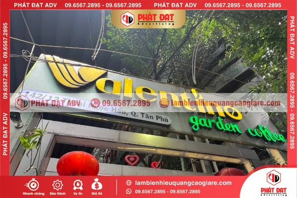 Bảng báo giá thi công biển hiệu quảng cáo giá rẻ Tân Phú