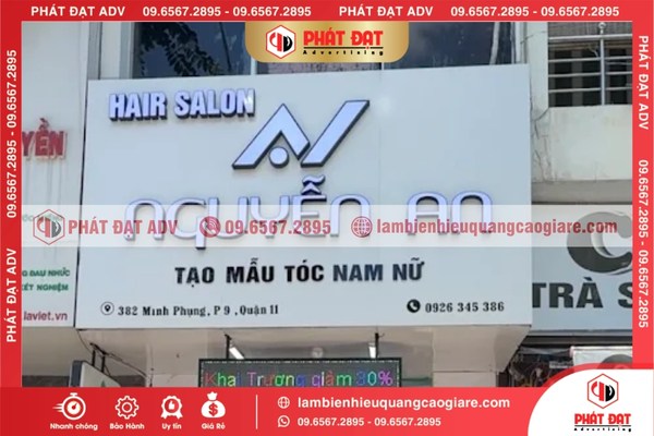 Báo giá làm biển hiệu quảng cáo giá rẻ quận 11 mới nhất