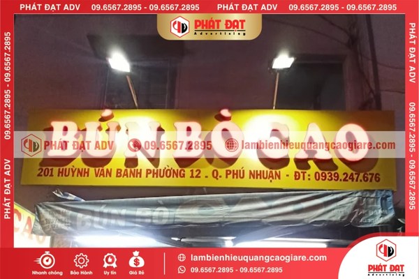 Bí quyết chọn biển hiệu quảng cáo giá rẻ Phú Nhuận chất lượng