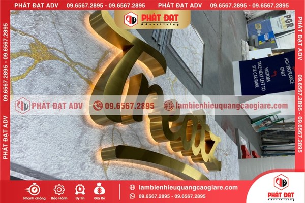 Bí quyết chọn đơn vị gia công chữ nổi giá rẻ uy tín