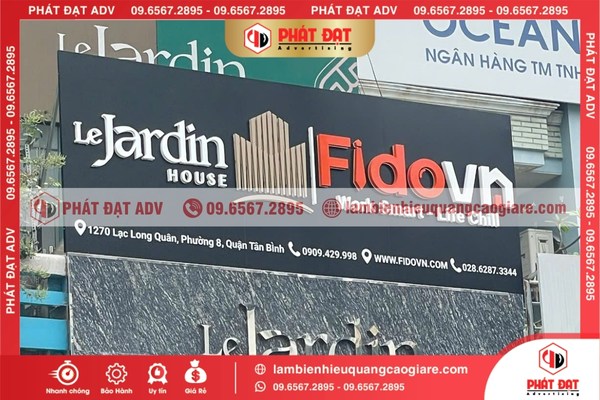 Bí quyết chọn đơn vị thi công biển hiệu quảng cáo giá rẻ Tân Bình