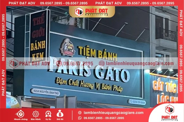 Các loại biển hiệu quảng cáo giá rẻ quận 12 phổ biến