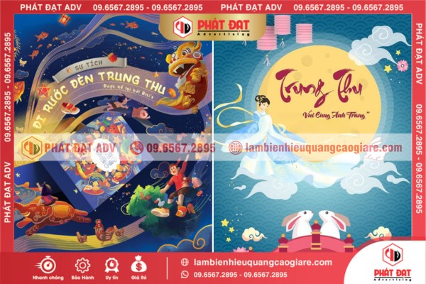 Các loại in ấn băng rôn trung thu phổ biến hiện nay