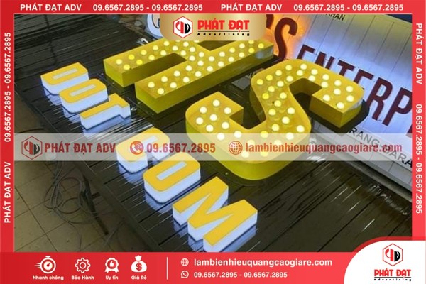 Chuyên Nhận Thiết Kế Gia Công Chữ Nổi Giá Rẻ Chuyên Nghiệp Tại TPHCM