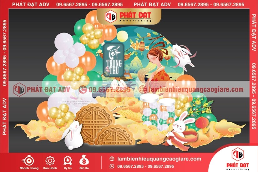 Gia công mô hình trang trí trung thu