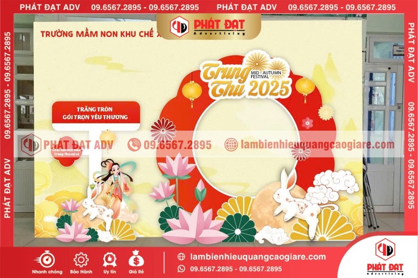 Gợi ý lên kế hoạch trang trí trung thu với dịch vụ gia công