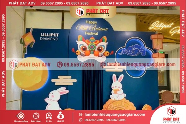 Làm Backdrop Trung Thu Giá Rẻ Nhanh Chóng, Chuyên Nghiệp