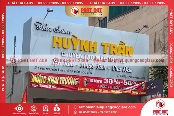 Làm Biển HIệu Quảng Cáo Giá Rẻ Hóc Môn Nhanh Chóng, Chuyên Nghiệp
