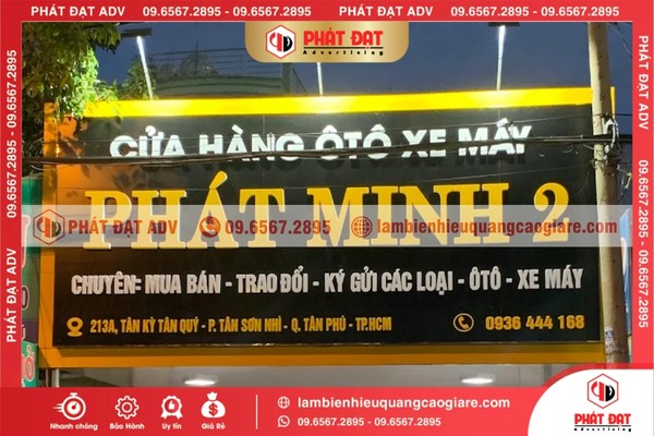 Lợi ích khi chọn Phát Đạt Adv làm biển hiệu quảng cáo giá rẻ Tân Phú