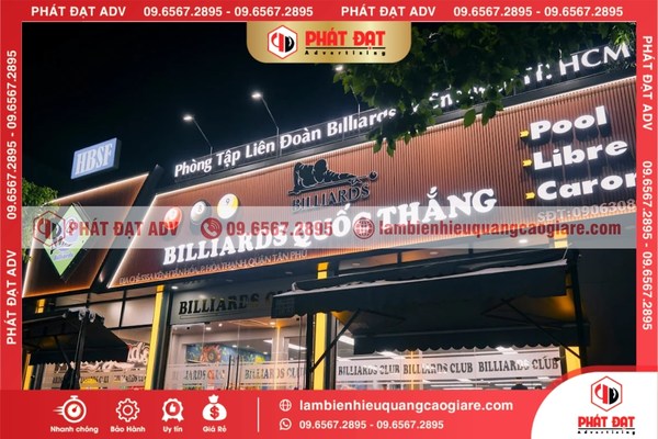 Lưu ý khi chọn đơn vị gia công biển hiệu quảng cáo giá rẻ Tân Phú