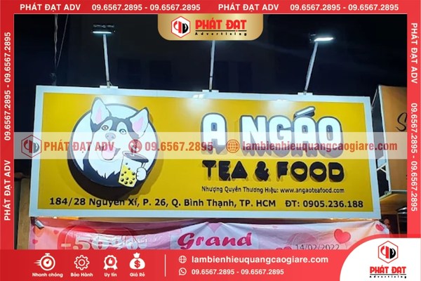 Lưu ý khi chọn đơn vị làm biển hiệu quảng cáo giá rẻ Bình Thạnh