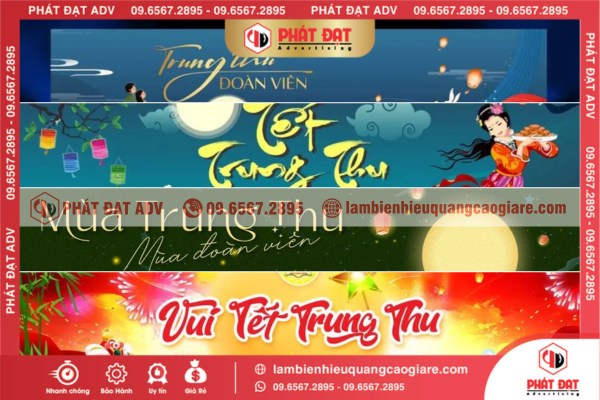 Phát Đạt Adv - Đơn vị in ấn băng rôn Trung Thu ấn tượng, độc đáo