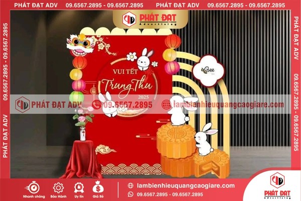 Phát Đạt Adv - Đơn vị thi công backdrop Trung Thu lấy liền