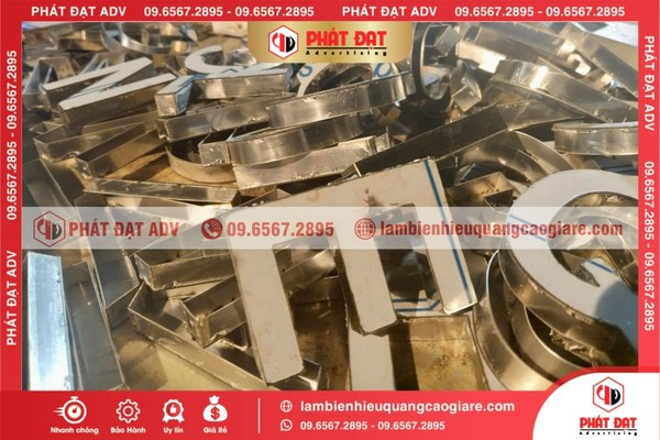 Quy trình gia công chữ nổi hông nhôm chuyên nghiệp