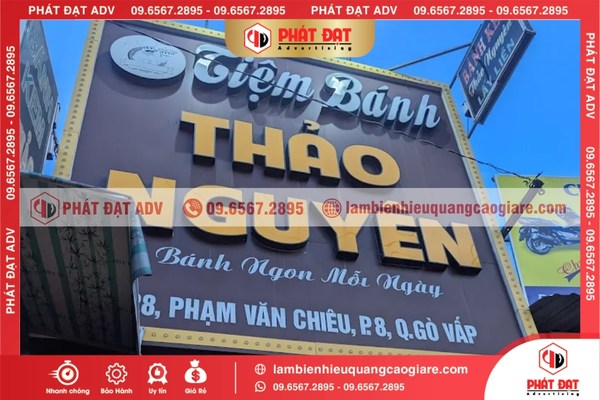 Quy trình làm biển hiệu quảng cáo giá rẻ Gò Vấp chuyên nghiệp