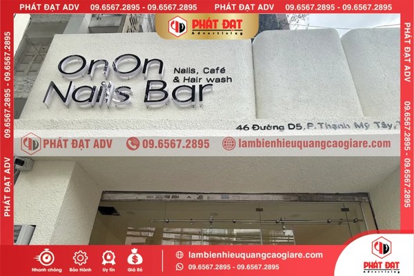 Quy trình thi công biển hiệu quảng cáo giá rẻ Bình Thạnh lấy ngay