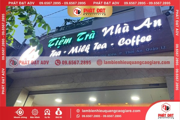 Quy trình thi công biển hiệu quảng cáo giá rẻ quận 12