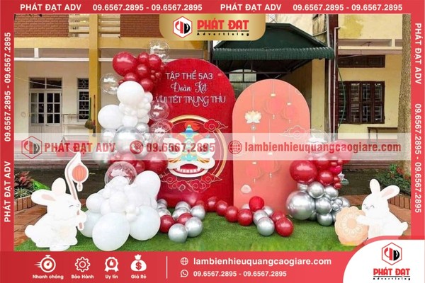 Quy trình thi công booth Trung Thu chuyên nghiệp