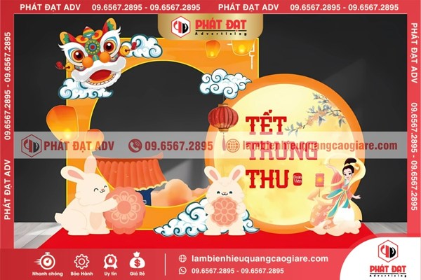 Thi Công Booth Trung Thu Đẹp, Sáng Tạo Chuyên Nghiệp – Phát Đạt Adv