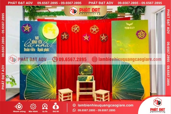 Tổng hợp các mẫu backdrop Trung Thu theo từng chủ đề