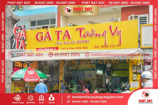 Top 5 mẫu biển hiệu quảng cáo giá rẻ quận 11 được khách hàng lựa chọn nhiều nhất