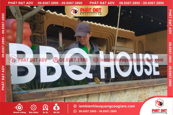 Ứng dụng thực tế của chữ nổi trong quảng cáo