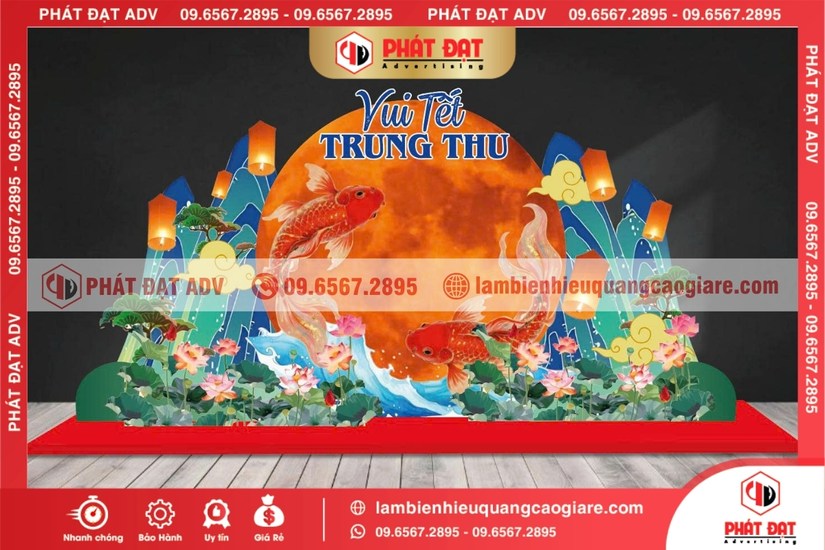 Ưu điểm của trang trí trung thu gia công – lý do nên chọn trang trí gia công
