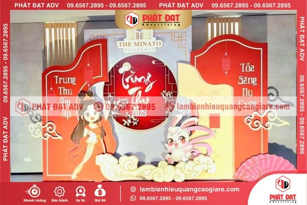 Ưu điểm nổi bật khi làm backdrop Trung Thu giá rẻ