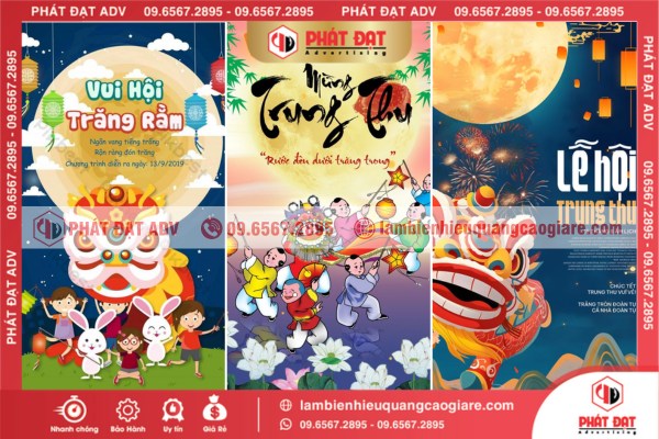 Vì sao in ấn băng rôn trung thu là lựa chọn cần thiết?