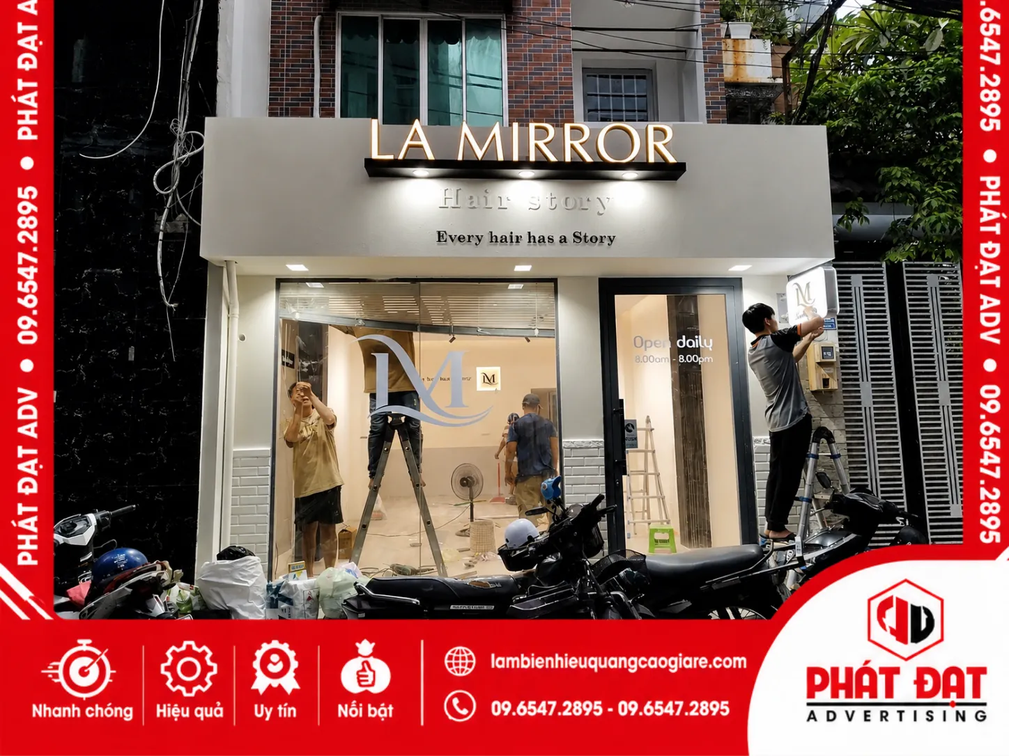 Làm bảng hiệu quảng cáo trọn gói