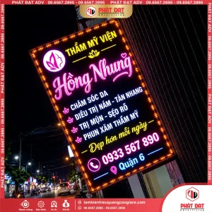 Làm Biển LED Quận 6 Thẩm Mỹ Viện Mẫu Đẹp, Sang Trọng, Giá Tốt